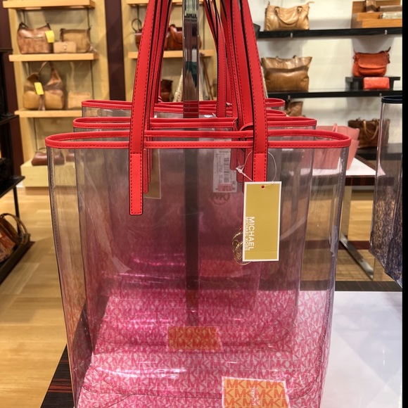 MICHAEL  KORS CLEAR TOTE - Picture 3 of 17